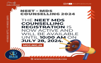 MCC Releases List for NEET MDS Counselling 2024